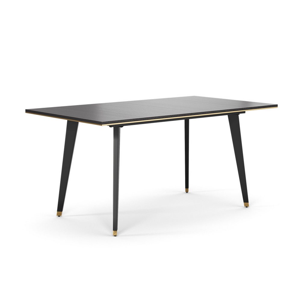 Vicco Esstisch Goldamo, Schwarz, 160-200 x 90 cm Ausziehbar (1-St) – Bild 2 von 5
