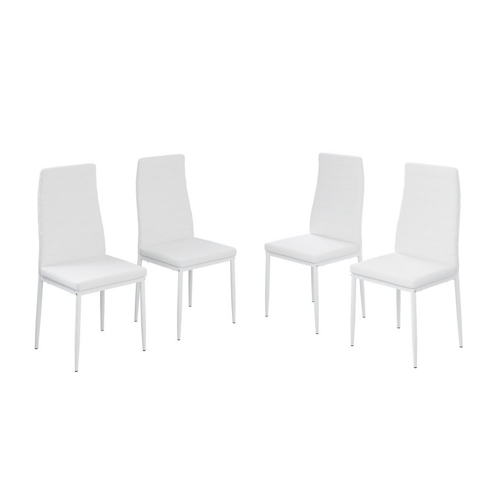 Vicco Esszimmerstuhl Grand, Weiß, 42.5 x 48 cm 4er Set (4 St) – Bild 2 von 5