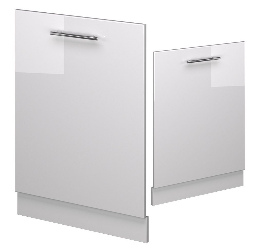 Vicco Frontblende Fame-Line, Weiß Hochglanz/Weiß, 60 cm ohne Arbeitsplatte (1 St) – Bild 4 von 5