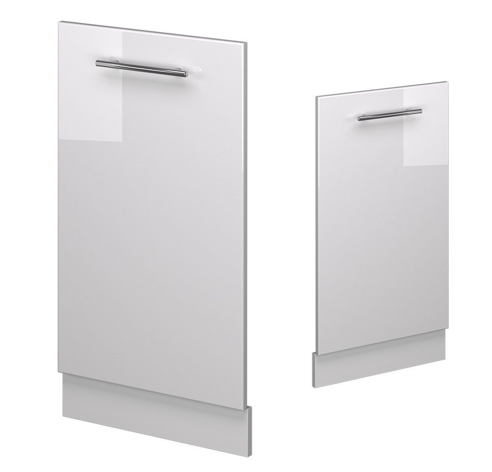 Vicco Frontblende Fame-Line, Weiß Hochglanz/Weiß, 45 cm ohne Arbeitsplatte (1 St) – Bild 4 von 5