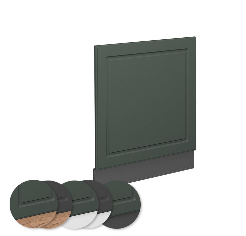Vicco Frontblende Fame-Line, Grün-Gold Landhaus/Anthrazit, 60 cm ohne Arbeitsplatte (1 St) – Bild 5 von 5