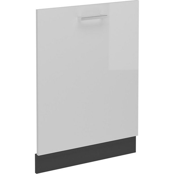 Vicco Frontblende R-Line, Weiß Hochglanz/Anthrazit, 60 cm ohne Arbeitsplatte (1 St)