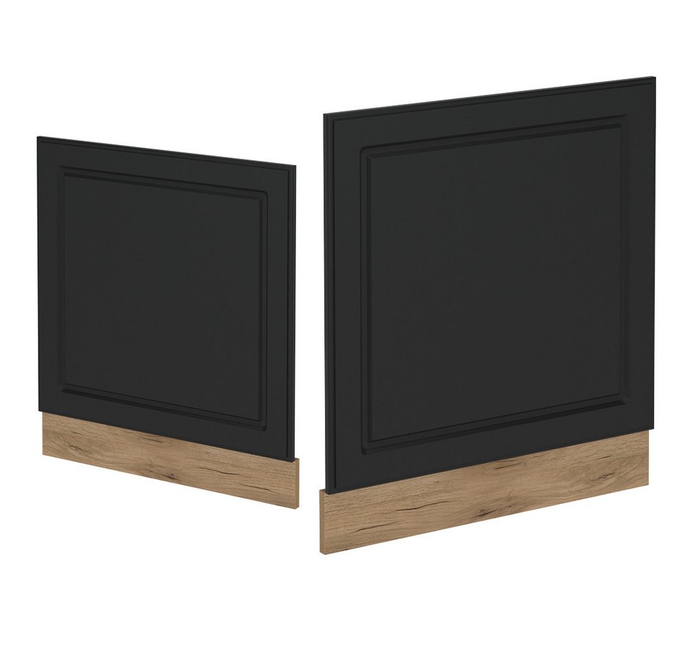 Vicco Frontblende R-Line, Anthrazit Landhaus/Goldkraft Eiche, 60 cm ohne Arbeitsplatte (1 St) – Bild 4 von 4