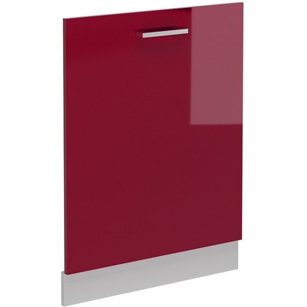 Vicco Frontblende R-Line, Rot Hochglanz/Weiß, 60 cm ohne Arbeitsplatte (1 St)
