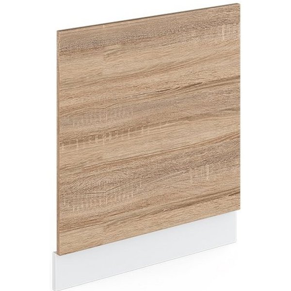 Vicco Frontblende R-Line, Sonoma/Weiß, 60 cm ohne Arbeitsplatte (1 St)