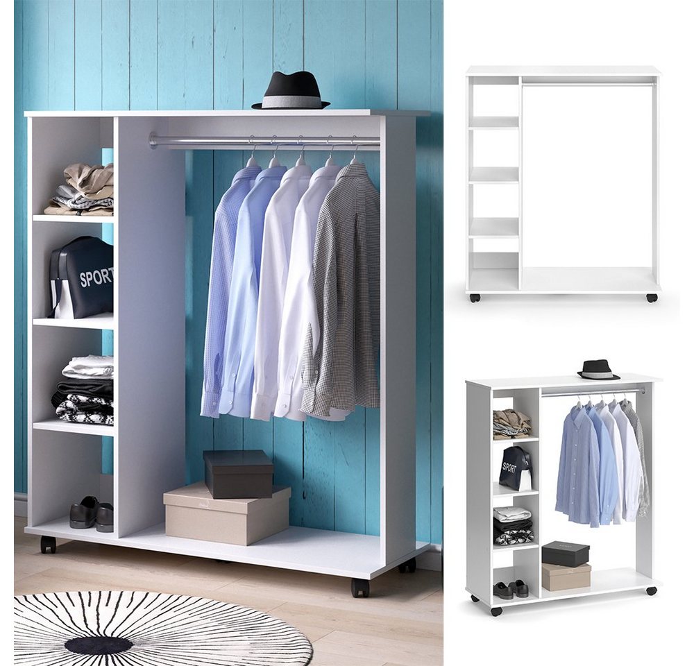 Vicco Garderoben-Set Cosmo, Anthrazit, 110 x 129.4 cm, (kein Set, 1-St) – Bild 3 von 5