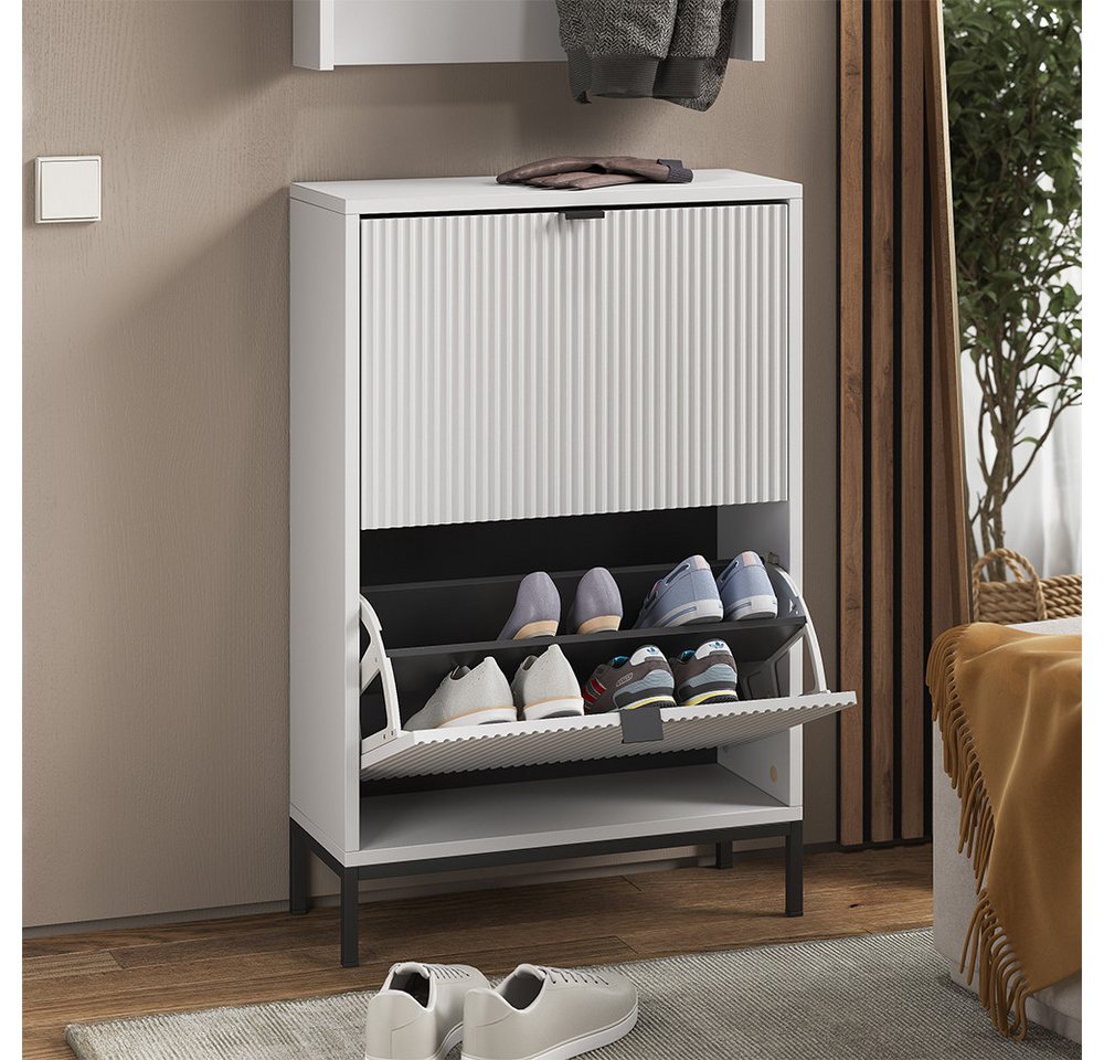 Vicco Garderoben-Set Eliza, Weiß, 60 x 92 cm Set, 2 Teile, (2-St) – Bild 5 von 5