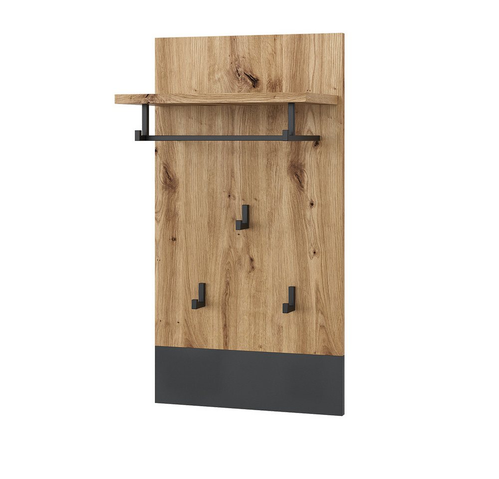 Vicco Garderobenschrank Selena, Anthrazit/Artisan-Eiche, 44 x 83 cm (Spar-Set, 1-St) – Bild 2 von 5