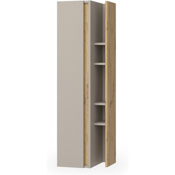 Vicco Hängeschrank Edelin, Cashmere/Artisan, 35 x 120 cm mit 4 offenen Ablagefächern (1-St)