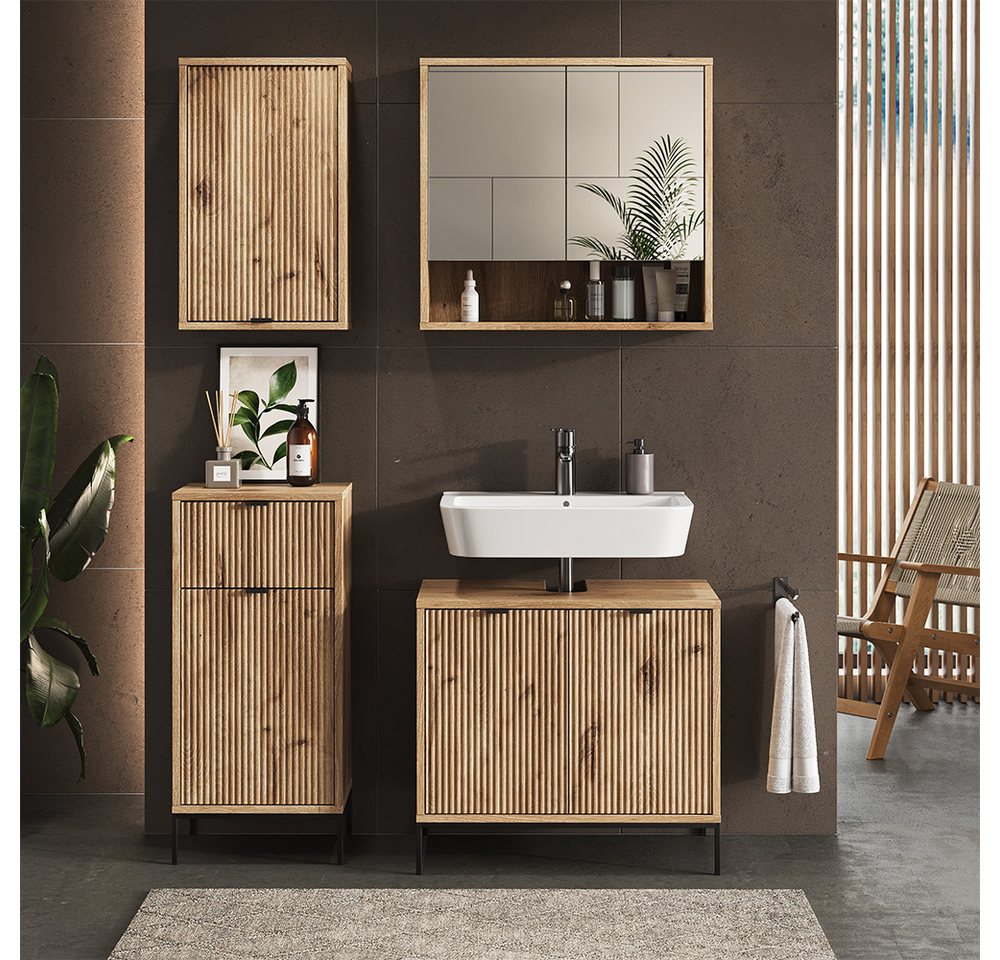 Vicco Hängeschrank Eliza, Viking Oak/Sonoma, 40 x 65 cm mit eine Tür (1-St) – Bild 4 von 5