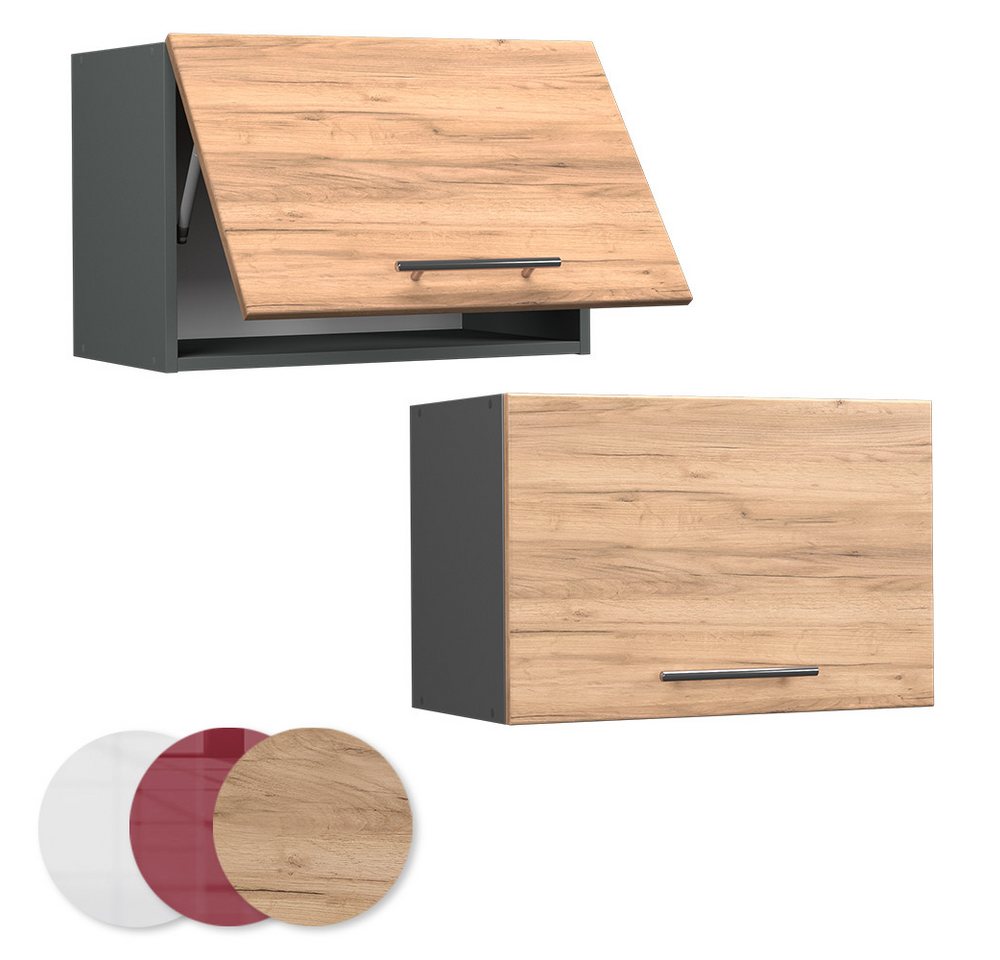 Vicco Hängeschrank Fame-Line, Goldkraft Eiche/Anthrazit, 60 cm Flach (1-St) – Bild 5 von 5