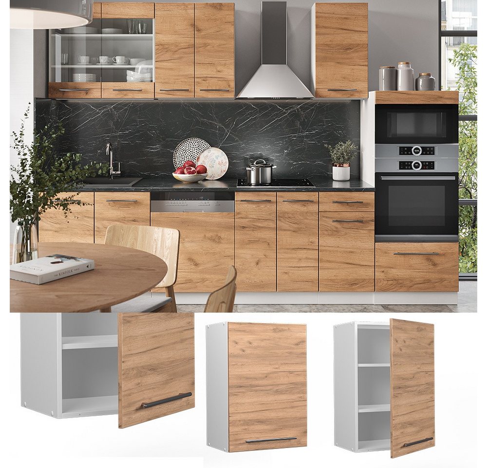 Vicco Hängeschrank Fame-Line, Goldkraft Eiche/Weiß, 50 cm (1-St) – Bild 2 von 5