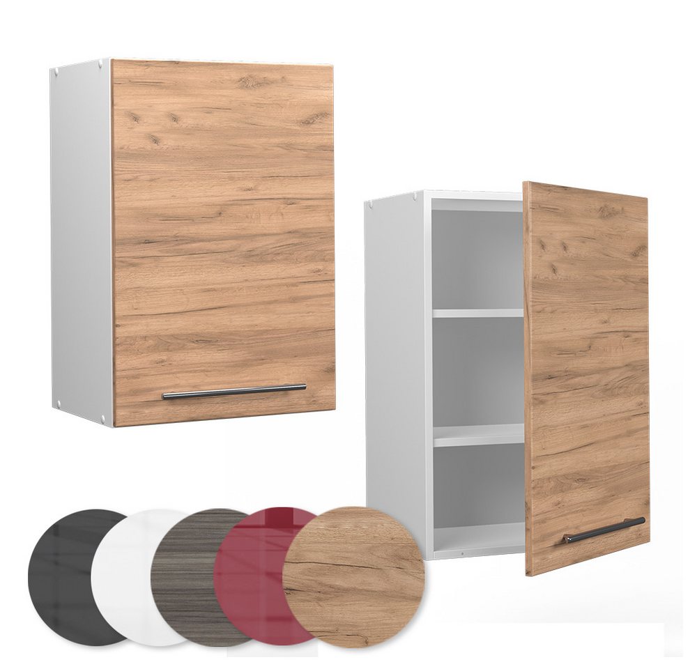 Vicco Hängeschrank Fame-Line, Goldkraft Eiche/Weiß, 50 cm (1-St) – Bild 5 von 5