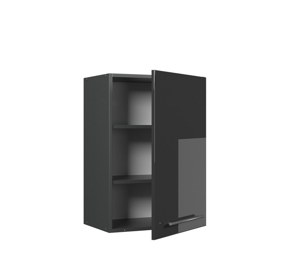 Vicco Hängeschrank Fame-Line, Anthrazit Hochglanz/Anthrazit, 50 cm (1-St) – Bild 4 von 5