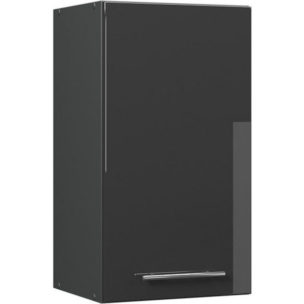 Vicco Hängeschrank Fame-Line, Anthrazit Hochglanz/Anthrazit, 40 cm (1-St)