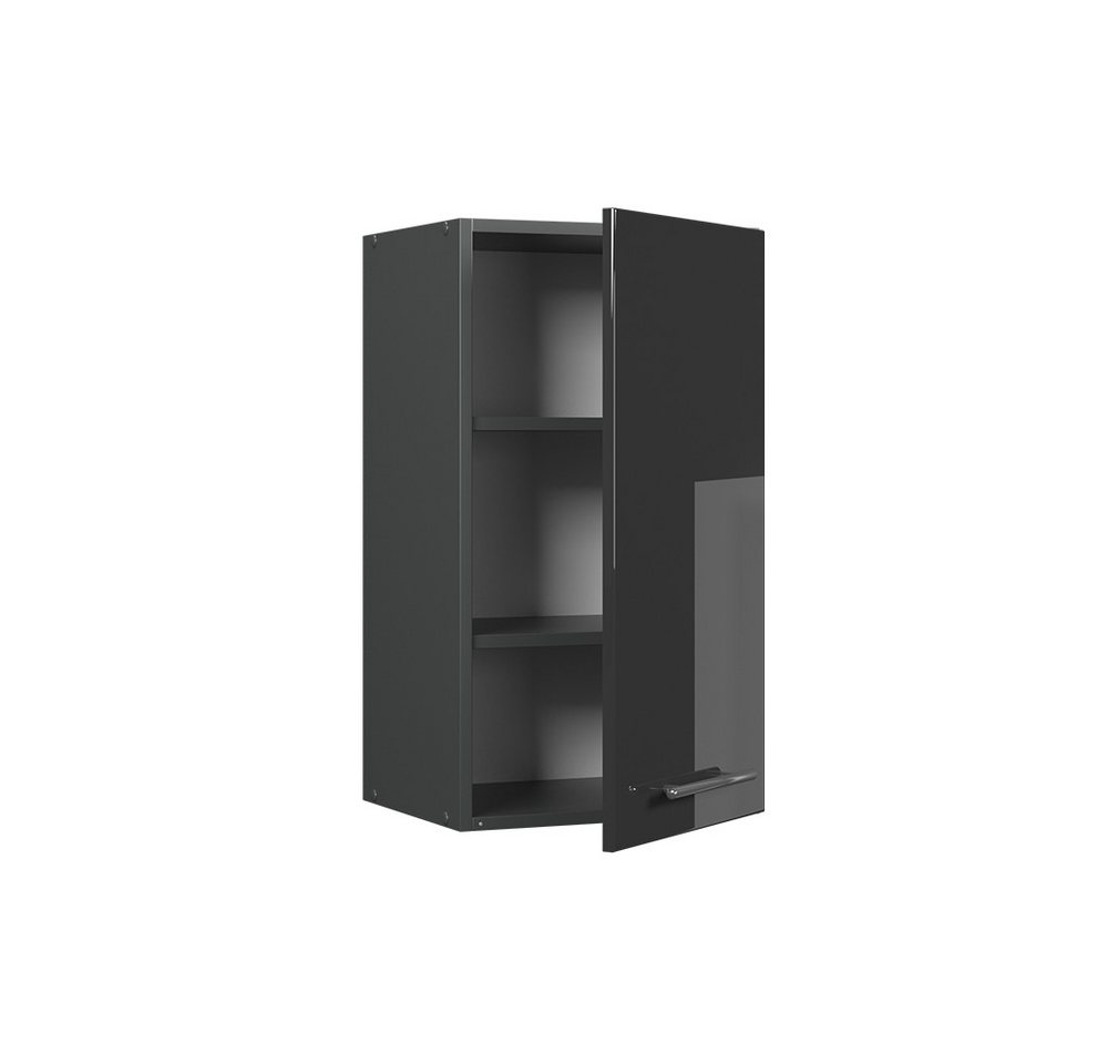 Vicco Hängeschrank Fame-Line, Anthrazit Hochglanz/Anthrazit, 40 cm (1-St) – Bild 4 von 5