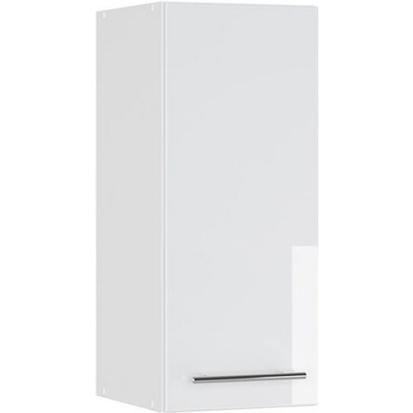 Vicco Hängeschrank Fame-Line, Weiß Hochglanz/Weiß, 30 cm (1-St)