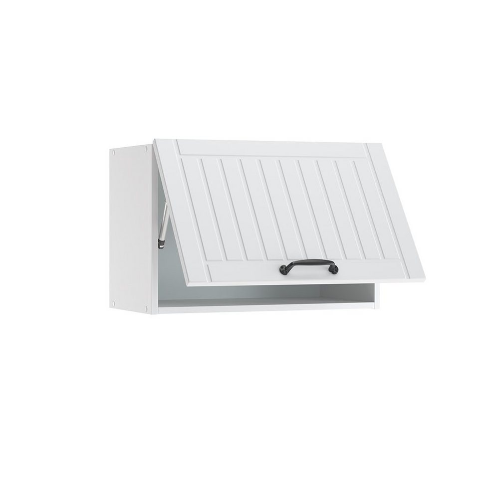 Vicco Hängeschrank Fame-Line, Weiß Landhaus/Weiß, 60 cm Flach (1-St) – Bild 4 von 5