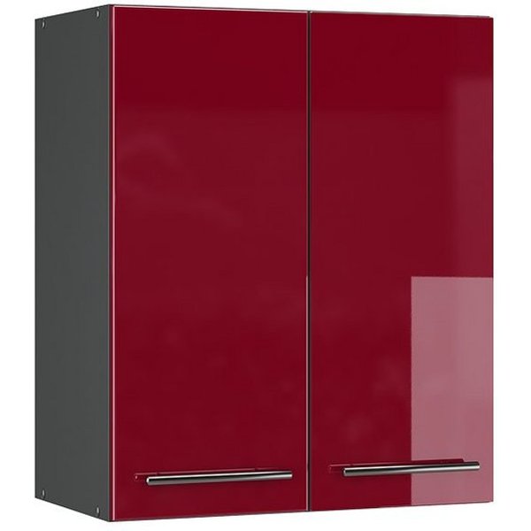 Vicco Hängeschrank Fame-Line, Bordeaux Hochglanz/Anthrazit, 60 cm (1-St)