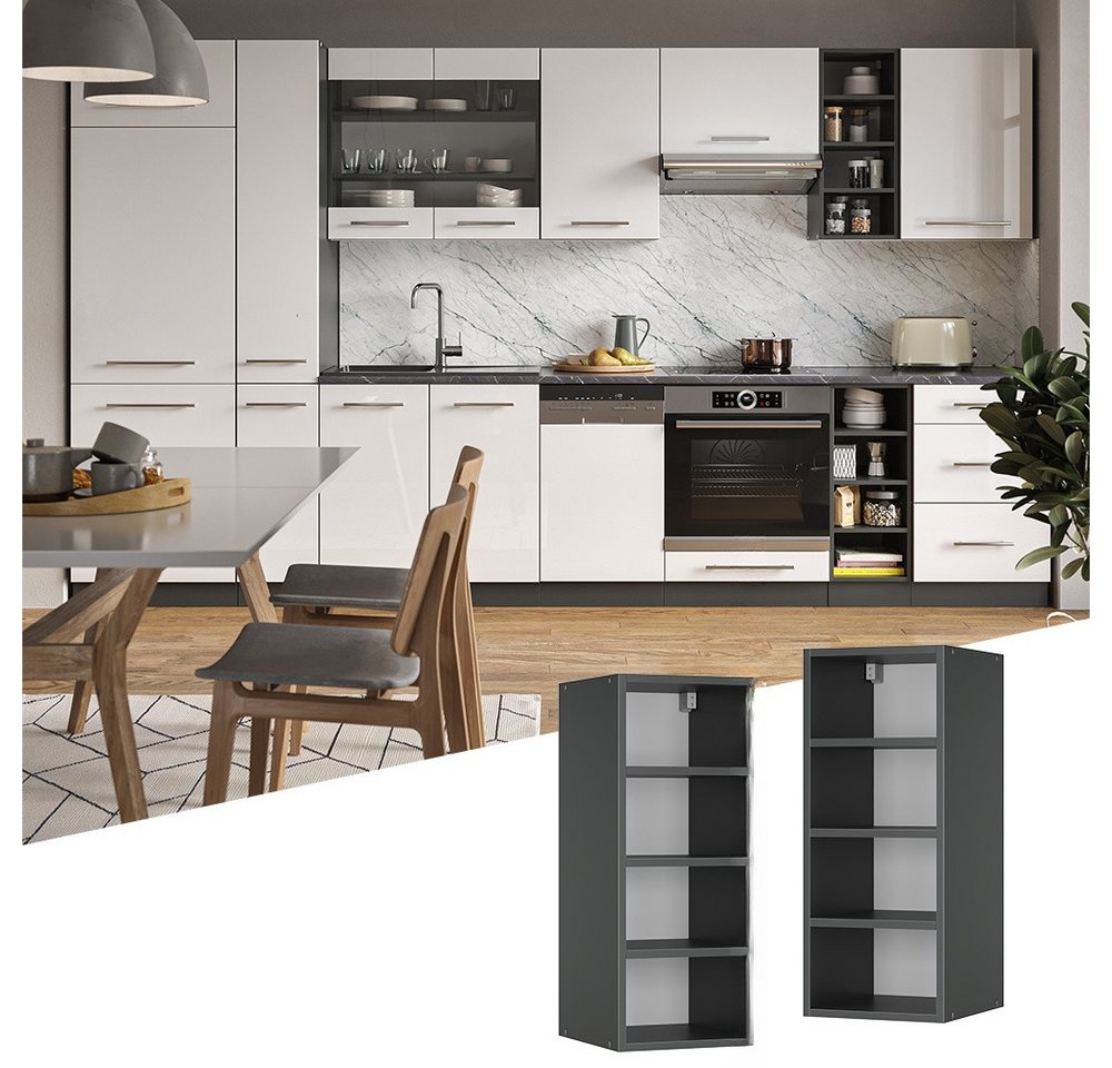 Vicco Hängeschrank Fame-Line, Anthrazit, 30 cm (1-St) – Bild 2 von 5