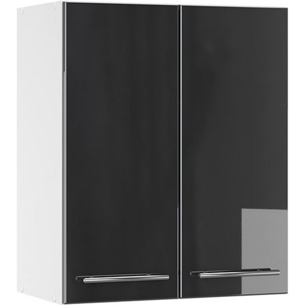 Vicco Hängeschrank Fame-Line, Anthrazit Hochglanz/Weiß, 60 cm (1-St)