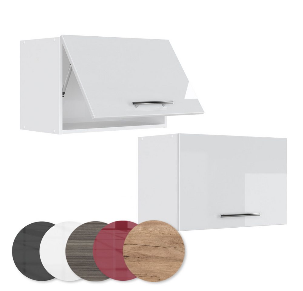 Vicco Hängeschrank Fame-Line, Weiß Hochglanz/Weiß, 60 cm Flach (1-St) – Bild 5 von 5