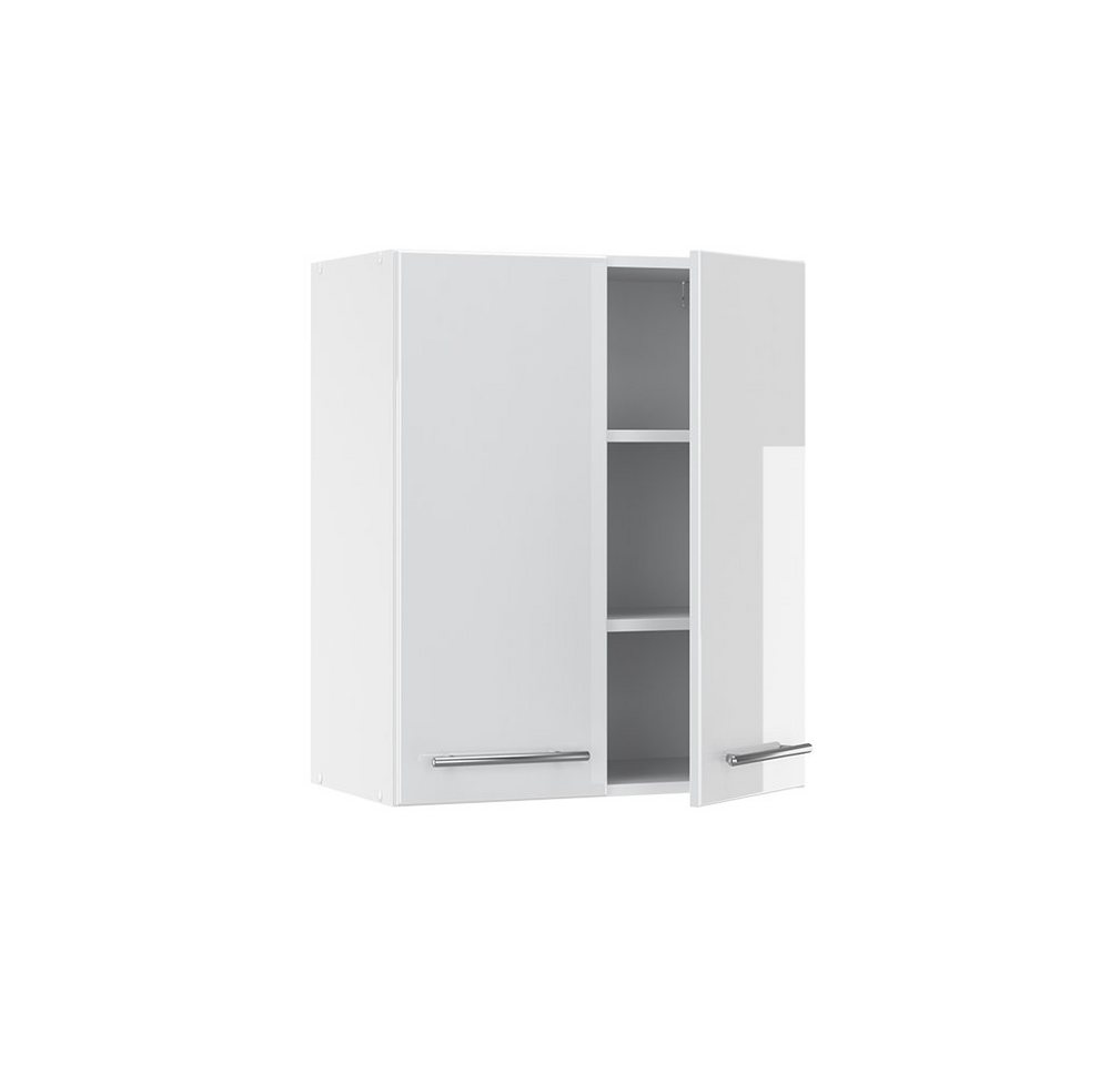 Vicco Hängeschrank Fame-Line, Weiß Hochglanz/Weiß, 60 cm (1-St) – Bild 4 von 5
