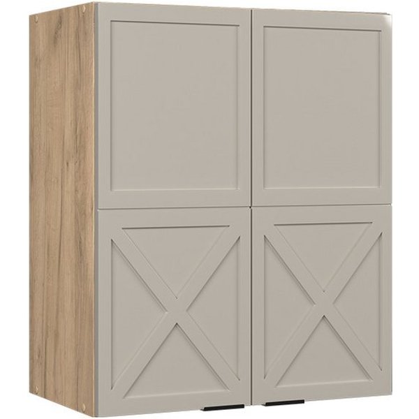 Vicco Hängeschrank Fame-Line, GrauBeige/Goldkraft Eiche, 60 cm (1-St)