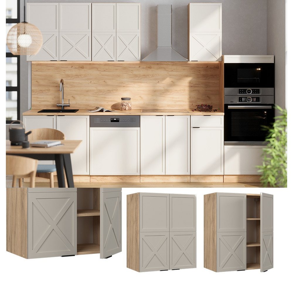 Vicco Hängeschrank Fame-Line, GrauBeige/Goldkraft Eiche, 60 cm (1-St) – Bild 2 von 5