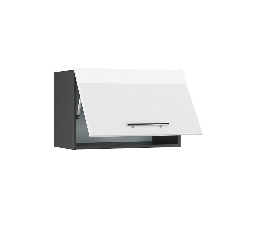 Vicco Hängeschrank Fame-Line, Weiß Hochglanz/Anthrazit, 60 cm Flach (1-St) – Bild 4 von 5
