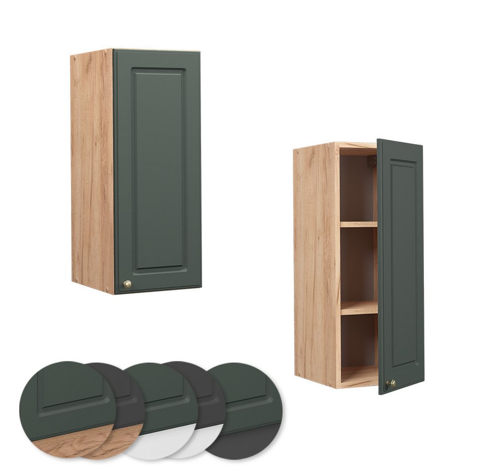 Vicco Hängeschrank Fame-Line, Grün-Gold Landhaus/Goldkraft Eiche, 30 cm (1-St) – Bild 5 von 5