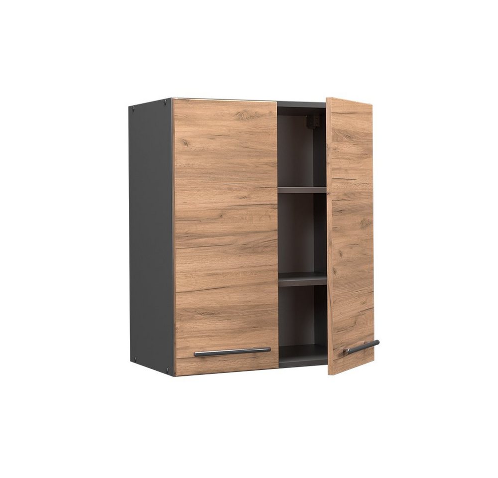 Vicco Hängeschrank Fame-Line, Goldkraft Eiche/Anthrazit, 60 cm (1-St) – Bild 4 von 5