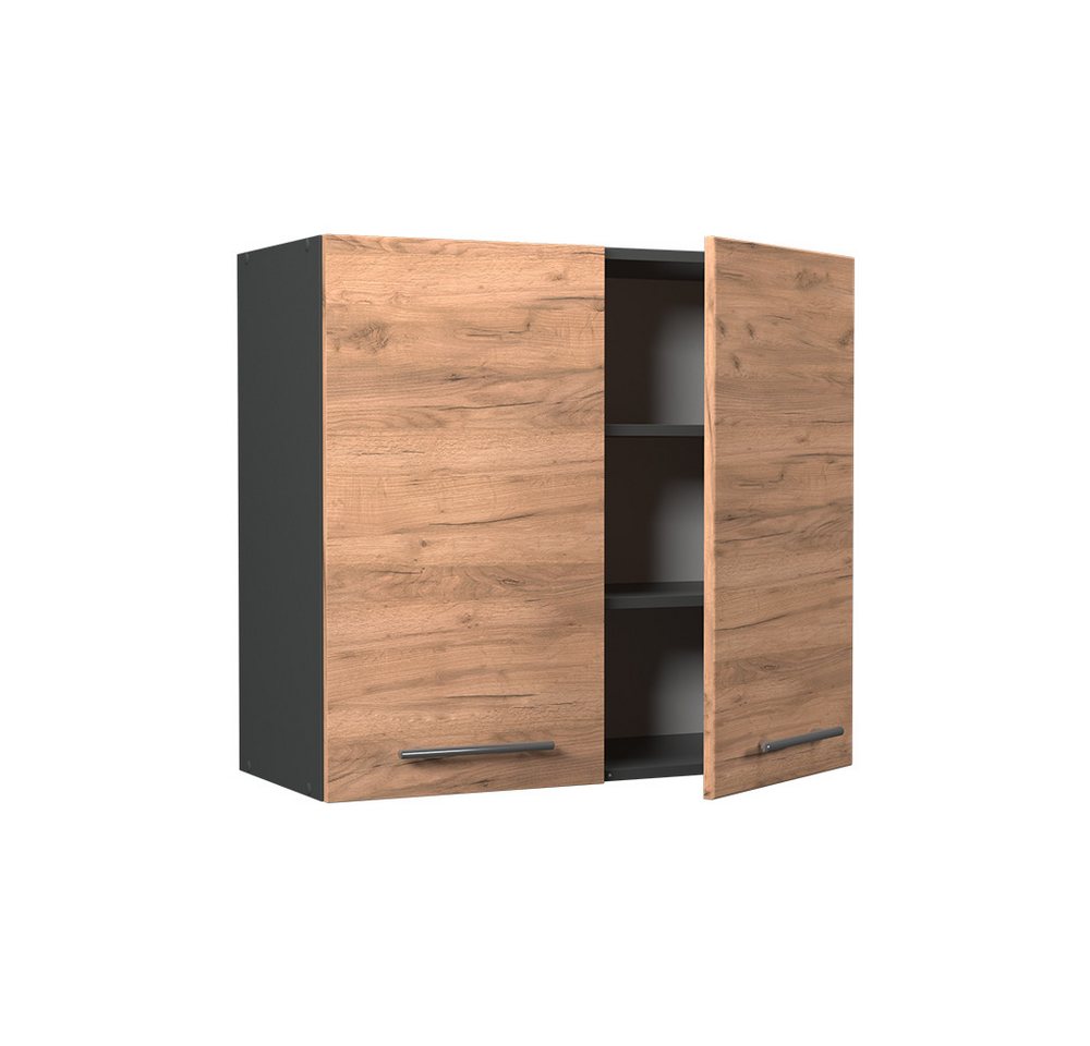 Vicco Hängeschrank Fame-Line, Goldkraft Eiche/Anthrazit, 80 cm (1-St) – Bild 5 von 5