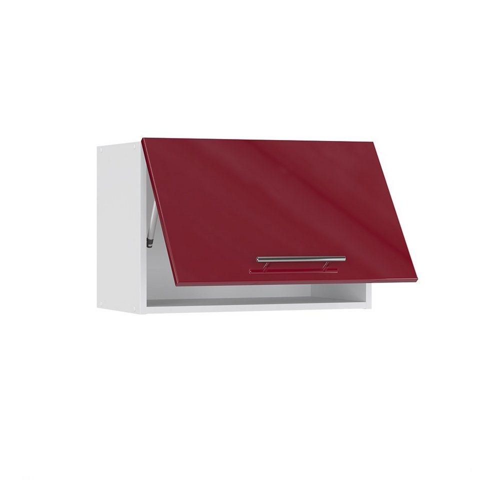 Vicco Hängeschrank Fame-Line, Bordeaux Hochglanz/Weiß, 60 cm Flach (1-St) – Bild 4 von 5