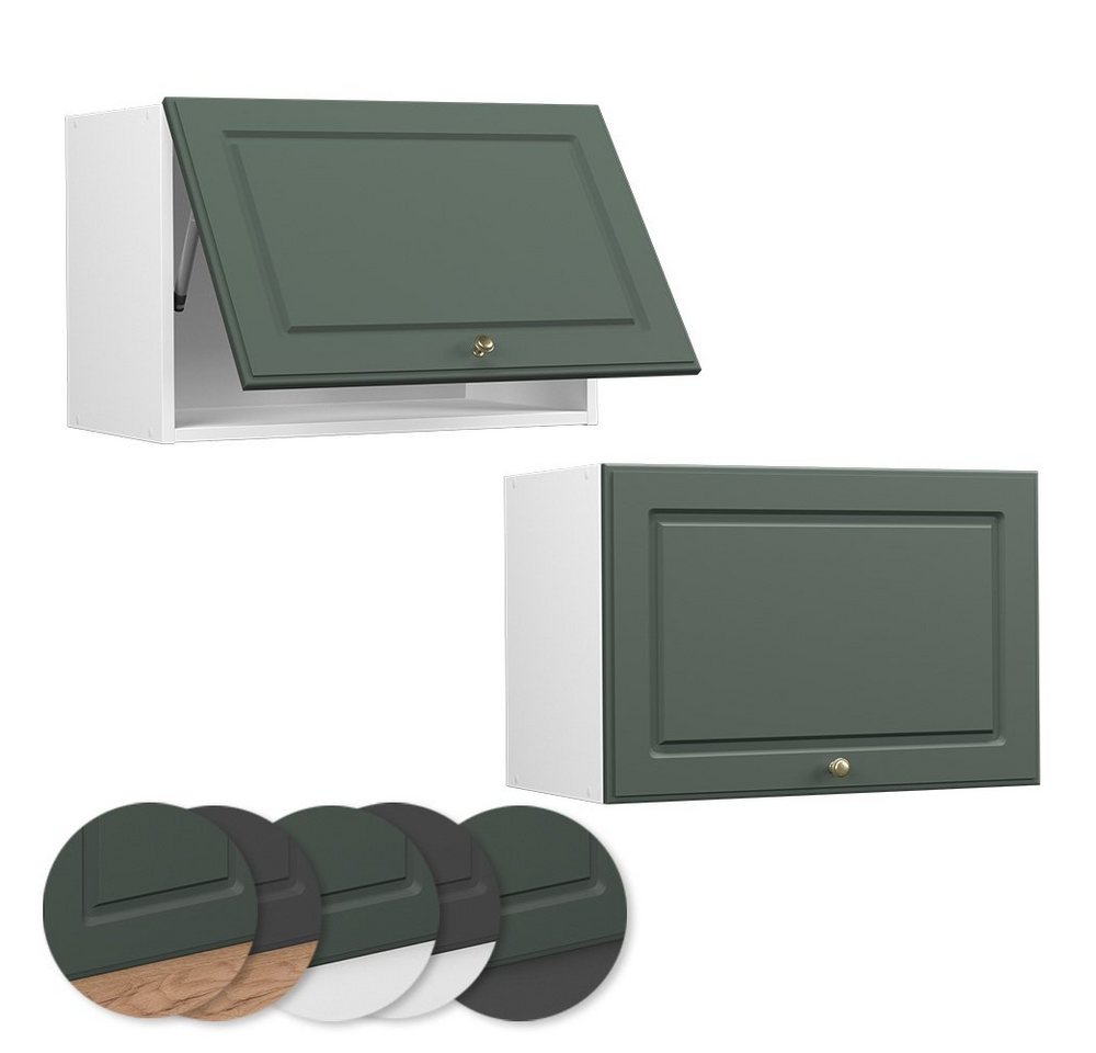 Vicco Hängeschrank Fame-Line, Grün-Gold Landhaus/Weiß, 60 cm Flach (1-St) – Bild 5 von 5