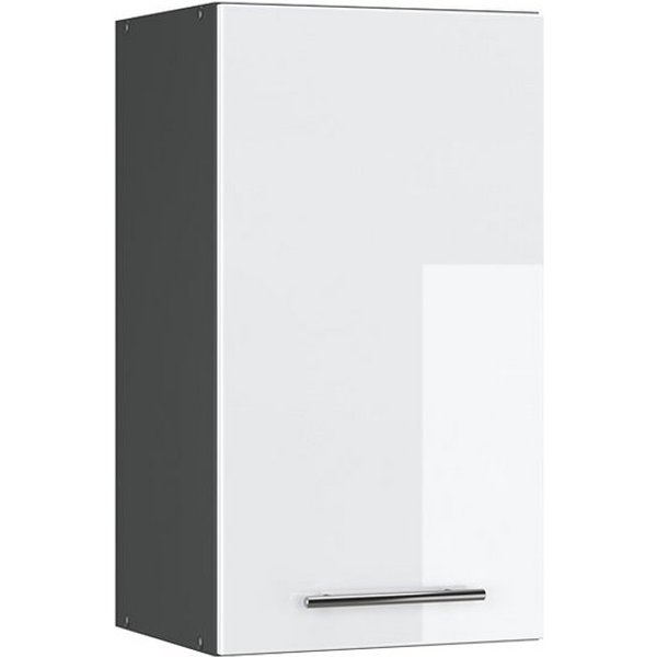 Vicco Hängeschrank Fame-Line, Weiß Hochglanz/Anthrazit, 40 cm (1-St)