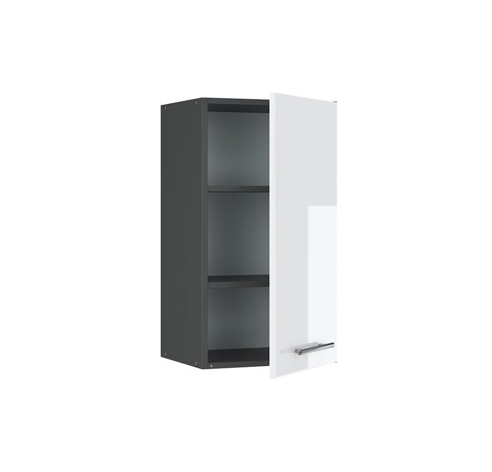 Vicco Hängeschrank Fame-Line, Weiß Hochglanz/Anthrazit, 40 cm (1-St) – Bild 4 von 5