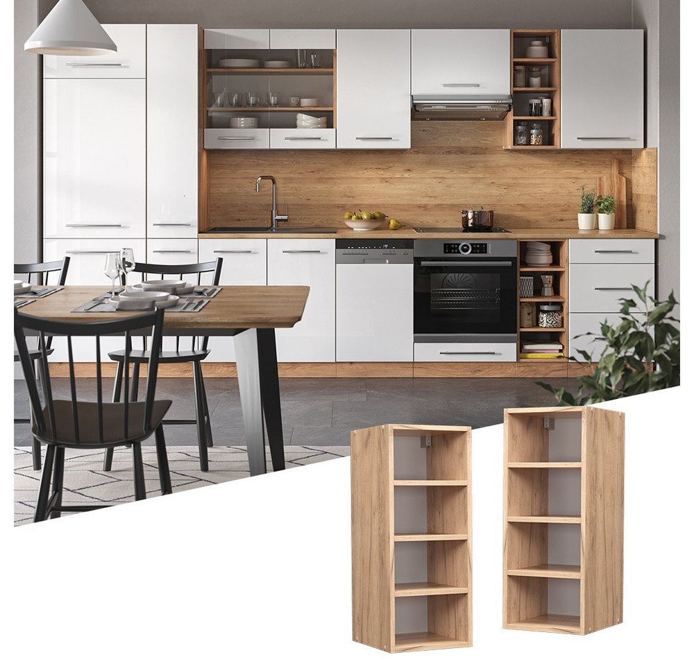 Vicco Hängeschrank Fame-Line, Goldkraft Eiche/Goldkraft Eiche, 30 cm (1-St) – Bild 2 von 5