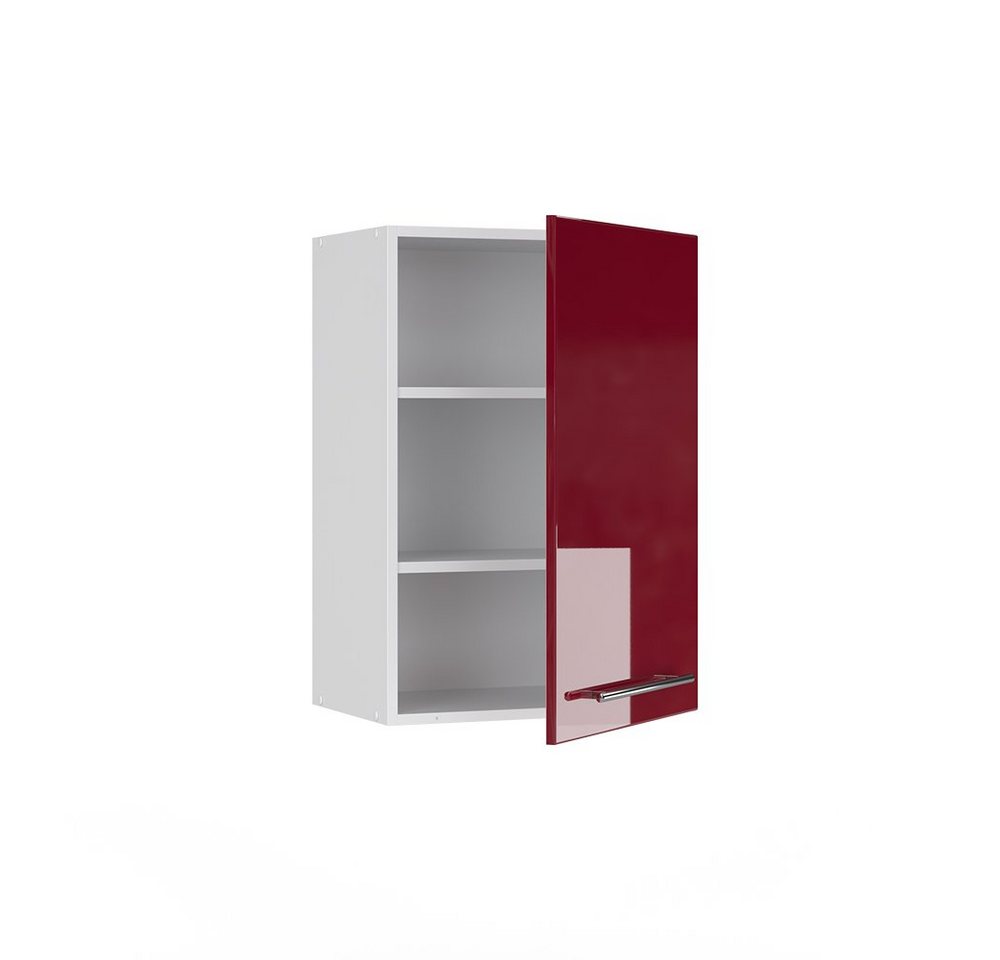 Vicco Hängeschrank Fame-Line, Bordeaux Hochglanz/Weiß, 50 cm (1-St) – Bild 4 von 5