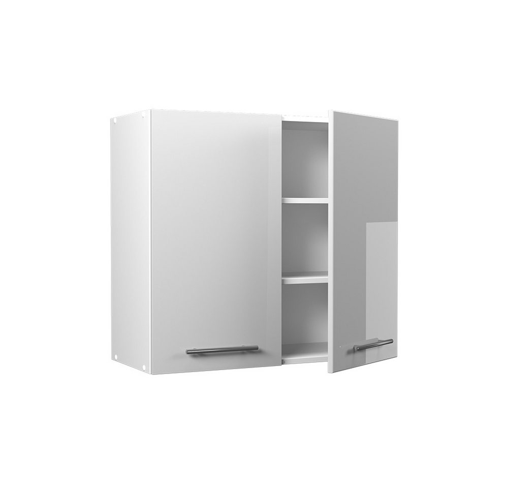 Vicco Hängeschrank Fame-Line, Weiß Hochglanz/Weiß, 80 cm (1-St) – Bild 5 von 5