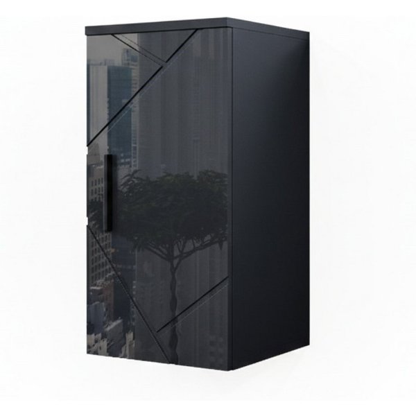 Vicco Hängeschrank Irma, Anthrazit Hochglanz, 30 x 59 cm (1-St)