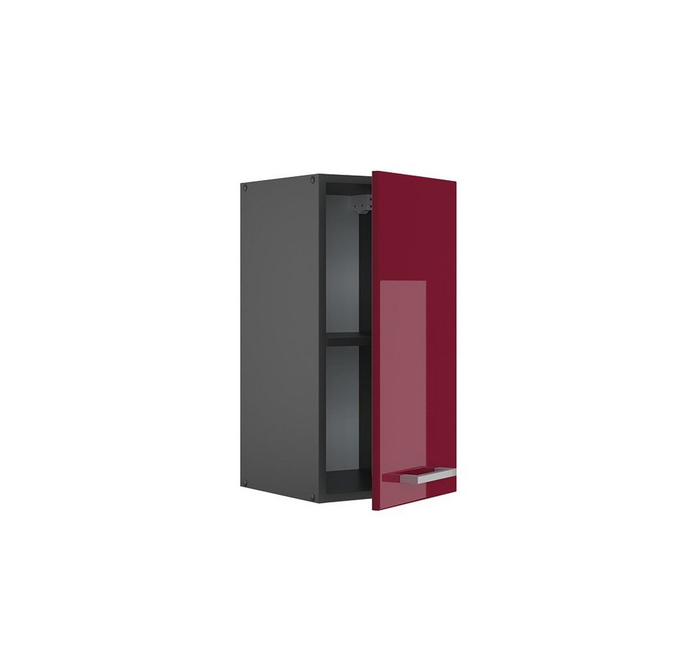 Vicco Hängeschrank R-Line, Rot Hochglanz/Anthrazit, 30 cm (1-St) – Bild 4 von 5