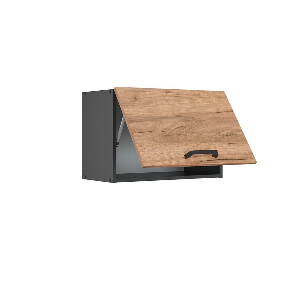 Vicco Hängeschrank R-Line, Goldkraft Eiche/Anthrazit, 60 cm Flach (1-St) – Bild 4 von 5