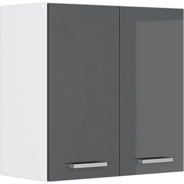 Vicco Hängeschrank R-Line, Anthrazit Hochglanz/Weiß, 60 cm (1-St)