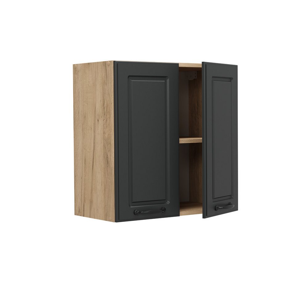 Vicco Hängeschrank R-Line, Anthrazit Landhaus/Goldkraft Eiche, 60 cm (1-St) – Bild 4 von 5