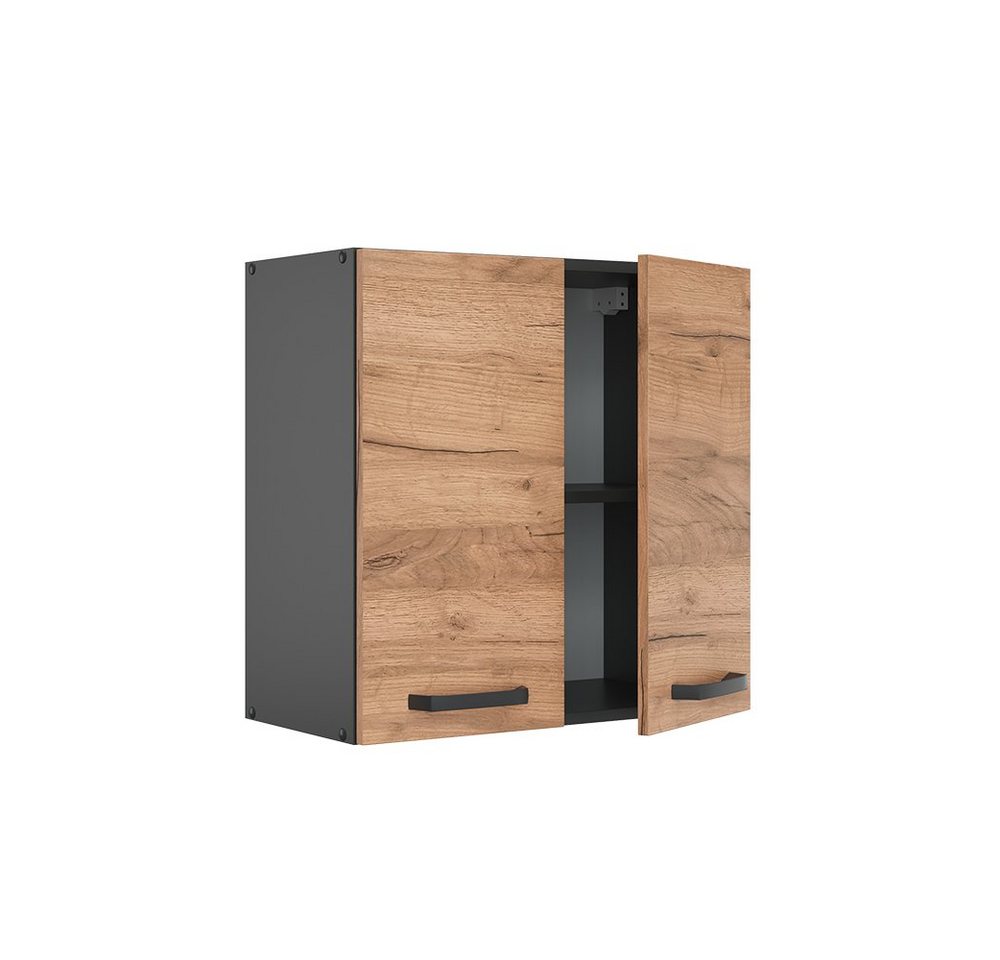 Vicco Hängeschrank R-Line, Goldkraft Eiche/Anthrazit, 60 cm (1-St) – Bild 4 von 5