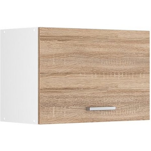 Vicco Hängeschrank R-Line, Sonoma/Weiß, 60 cm Flach (1-St)