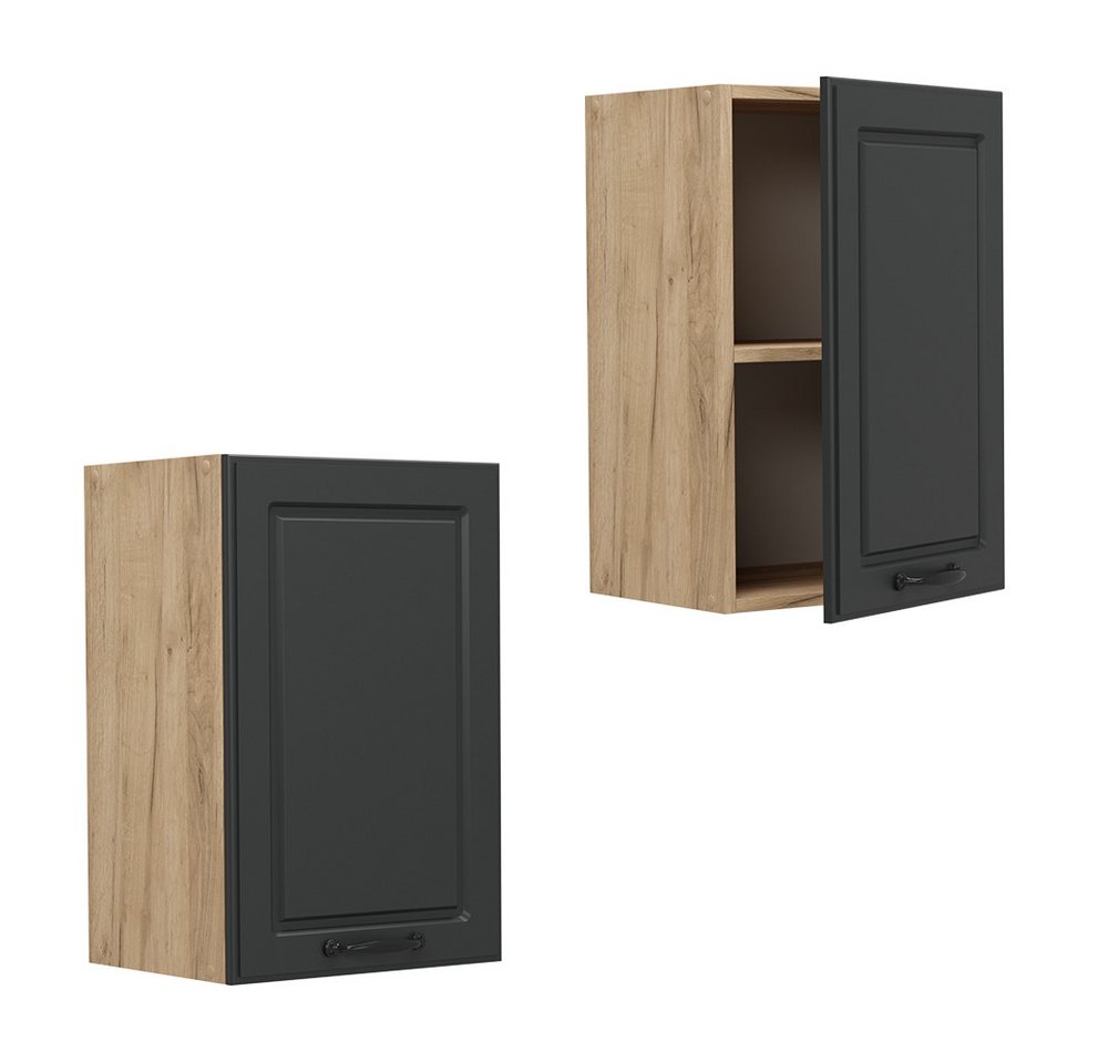 Vicco Hängeschrank R-Line, Anthrazit Landhaus/Goldkraft Eiche, 40 cm (1-St) – Bild 5 von 5