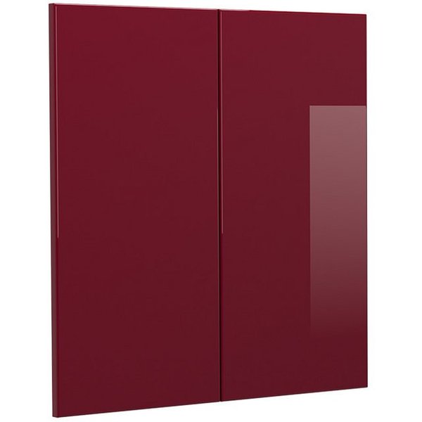 Vicco Hängeschrank R-Line, Rot Hochglanz, 59.2 x 59 cm Möbelfront für den Hängeschrank (1-St)