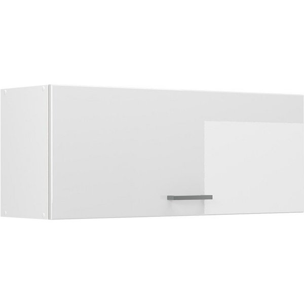 Vicco Hängeschrank R-Line, Weiß Hochglanz/Weiß, 100 cm Flach (1-St)